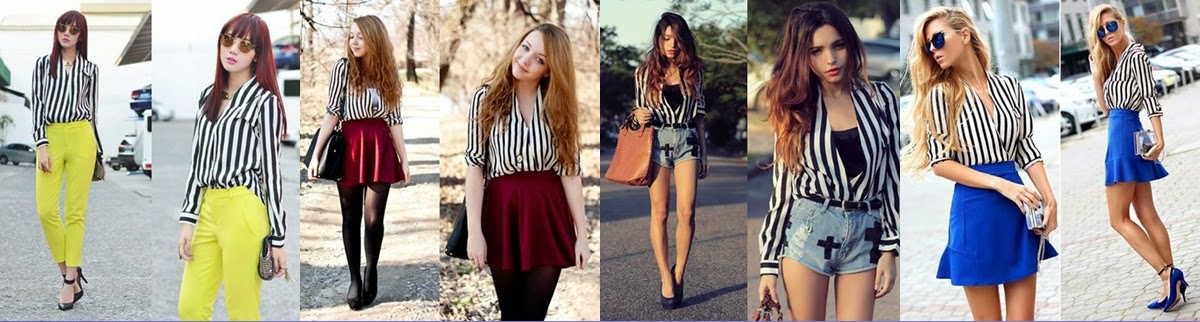 Trend alert – White And Black Fluid Striped Shirt
