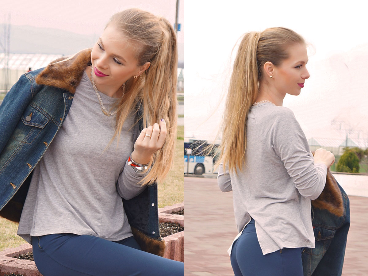Dark Blue and Gray