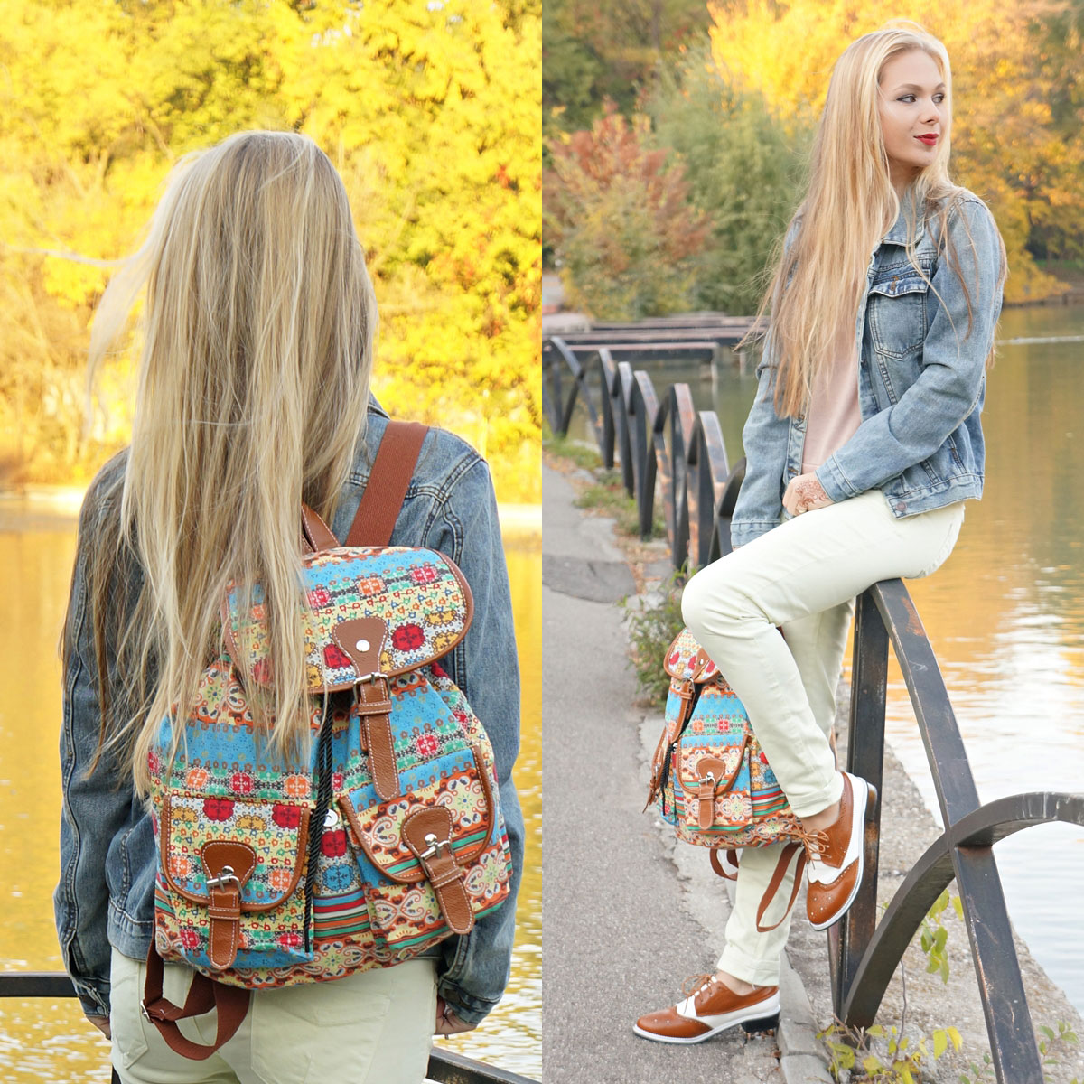 Casual Autumn Outfit ~ cu rucsacul în spate