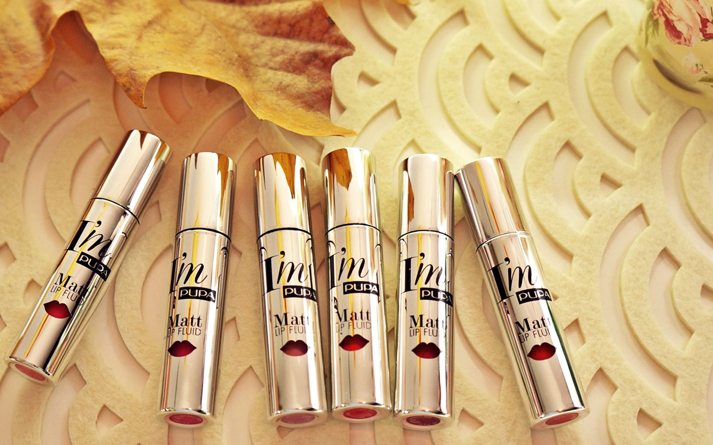 I’M Matt Lip Fluid, rujurile mate de la Pupa Milano