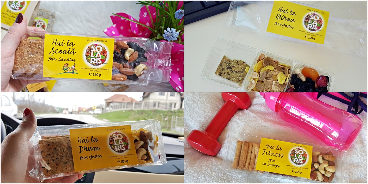 Gustări sănătoase în pachețele frumoase (+idei cu produse Solaris)