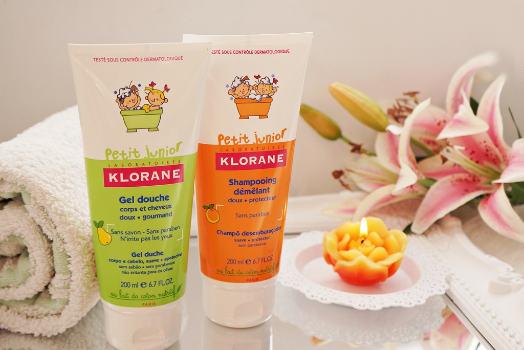 Delicioasele produse de baie ale celui mic ~ Klorane Junior
