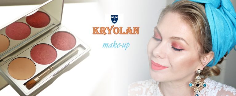 Produse KRYOLAN încercate, plus machiaj cu trusa de farduri | CONCURS