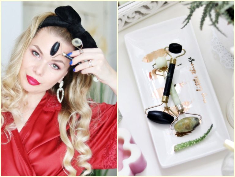 Jade Crystal Roller ~ rola pentru masaj facial